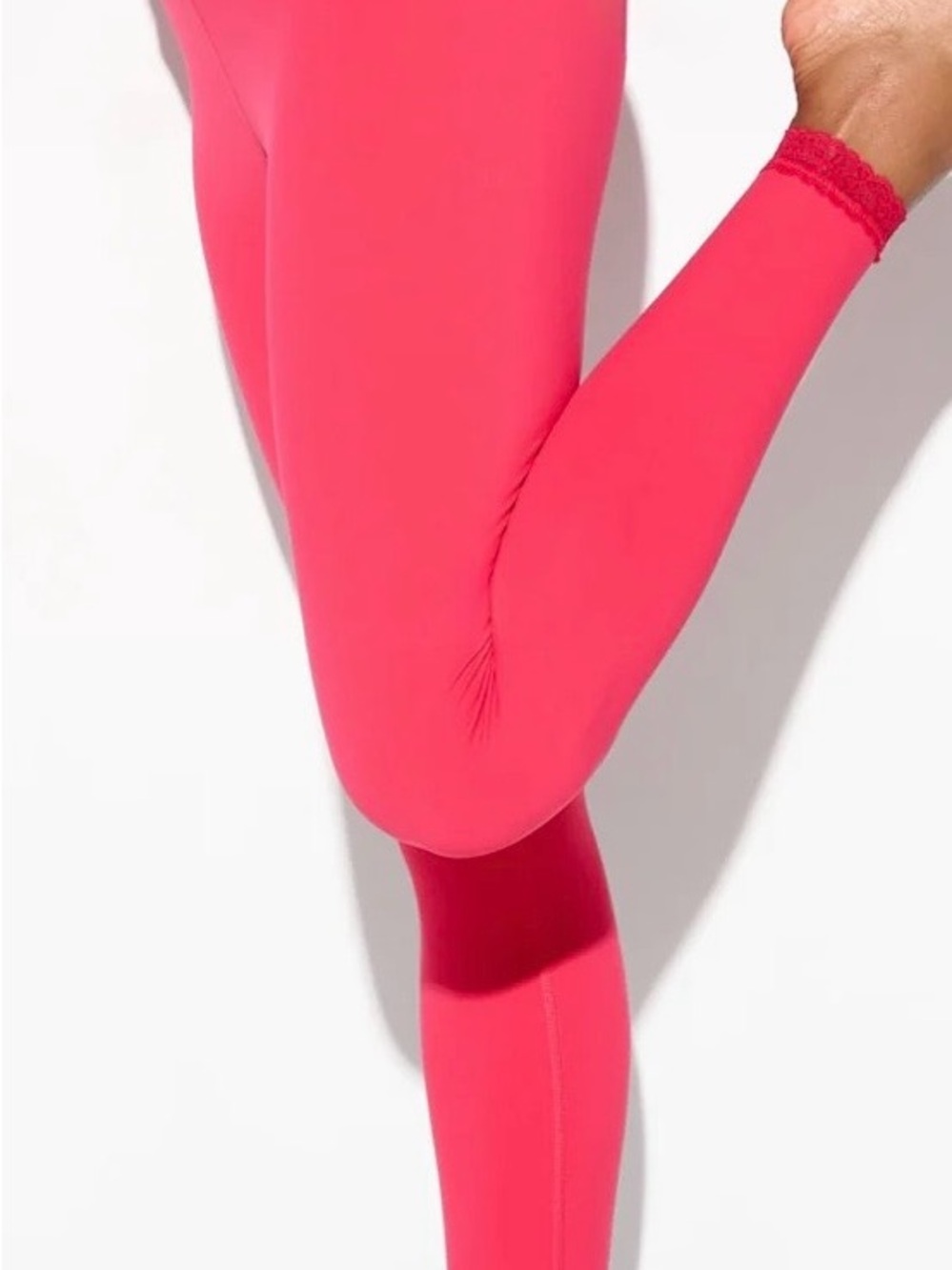 Spiritual Gangster Nirvana Lotus Lace Legging NWT Medium passion flower pink